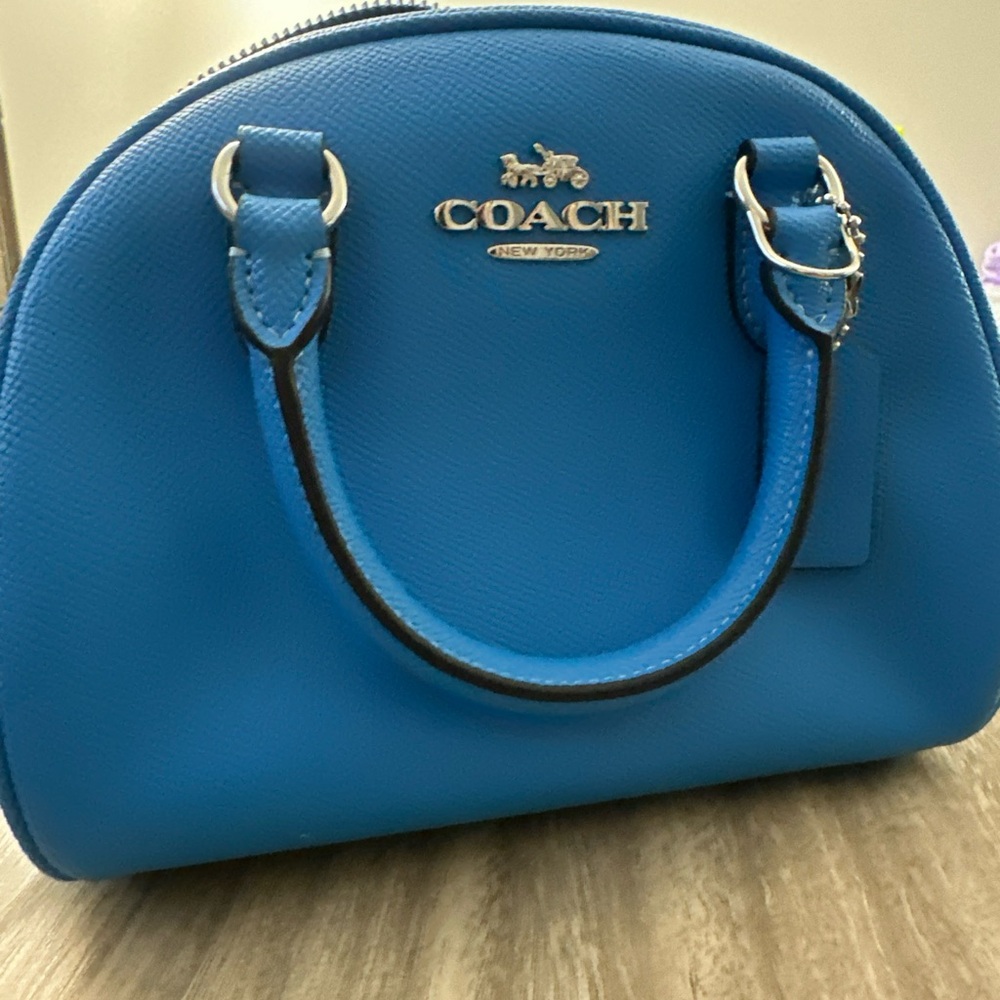 Coach Blue Handbag